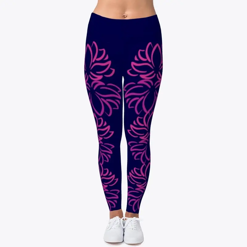 Lotus Biker Shorts /Leggings